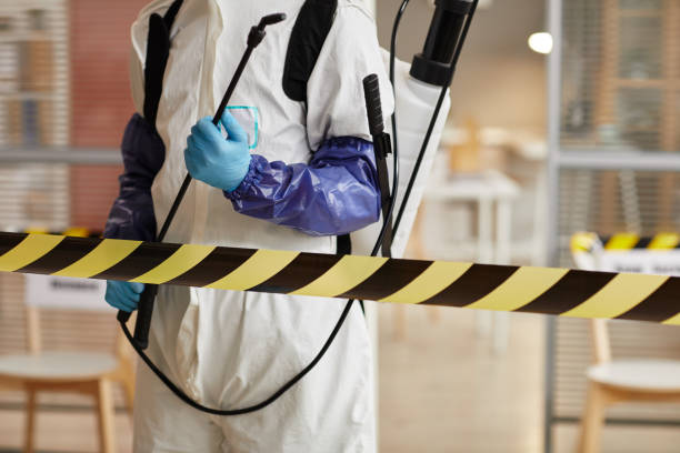 Professional Biohazard Cleanup technician working in Piñon Hills, CA